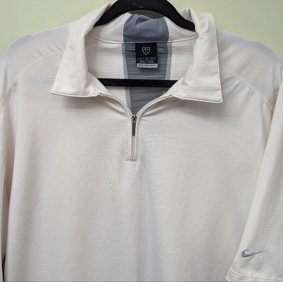Nike Golf Men's Quarter Zip Short Sleeve Pull Over Sz XL - Picture 8 of 14